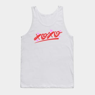 Hugs and Kisses xoxo - Valentine's Day Tank Top